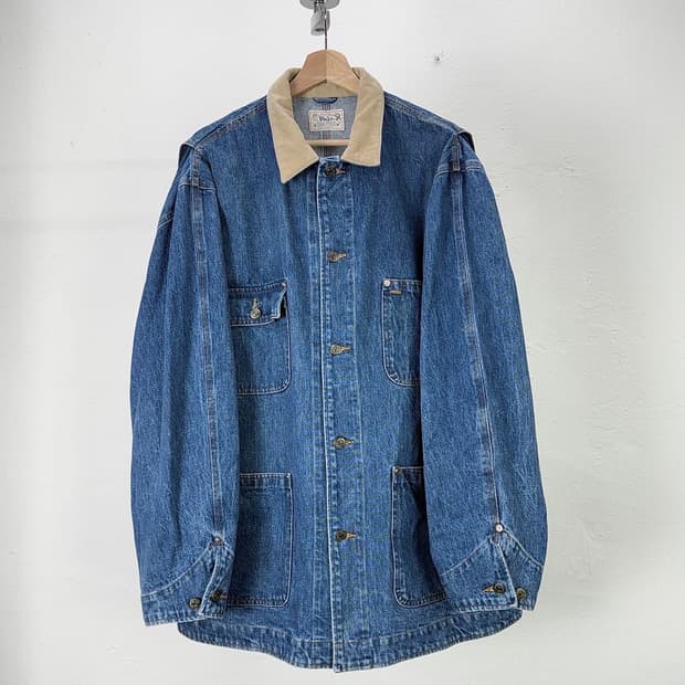 폴로 랄프로렌 80s USA 초어 데님 자켓