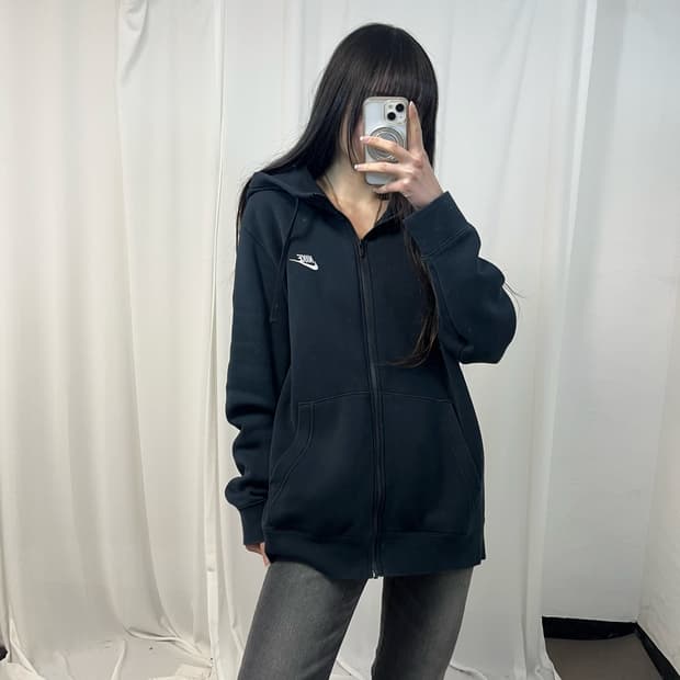 Nike Black Hood Zip-up