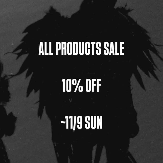 All products sale 10% off