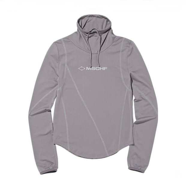 미스치프 터틀넥 탑 그레이 S