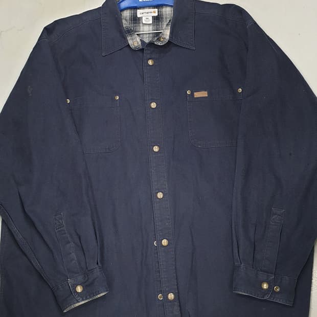 칼하트 네이비 워크셔츠 3XL