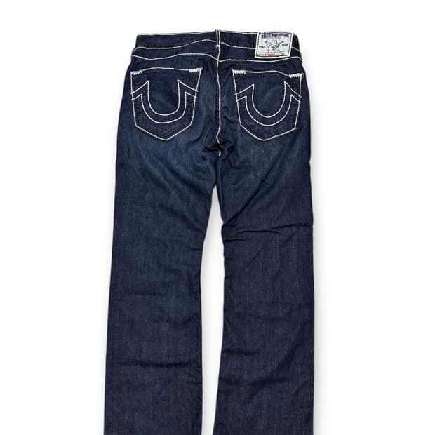 트루릴리전 스티치 스트레이트 데님 팬츠