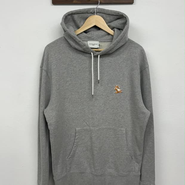 [XL] 메종키츠네 칠렉스 폭스 그레이 후드티 스웻 셔츠
