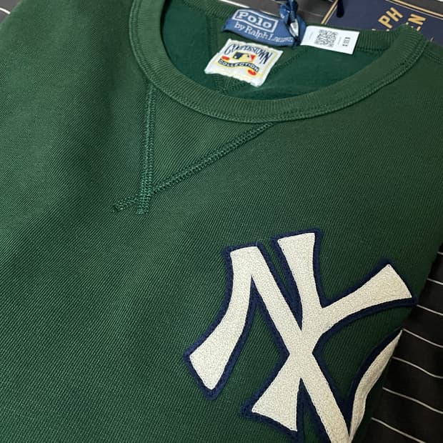 폴로 양키스 맨투맨 L 새상품