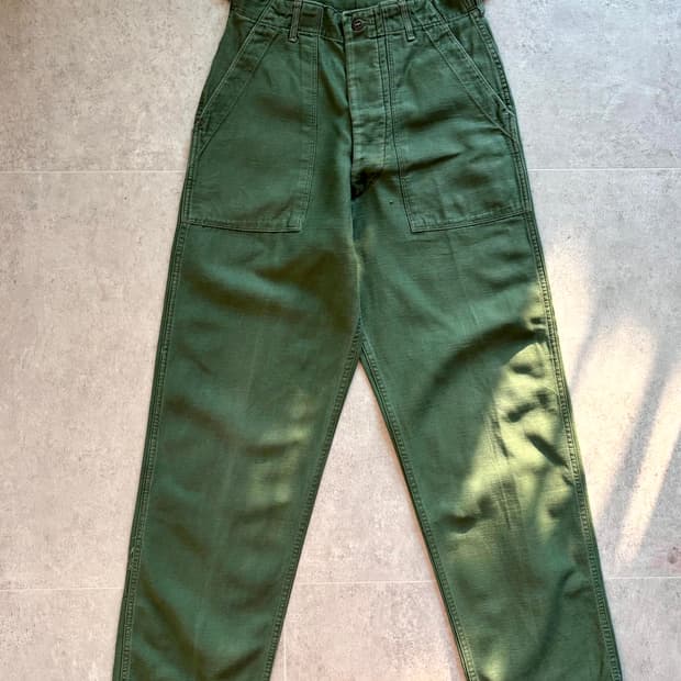 50's 미군 OG 107 퍼티그 팬츠 S(28~29) 초기형