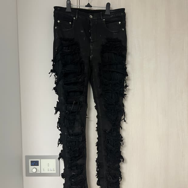 [30] 릭오웬스 디트로이트컷 디스트로이드 데님 진