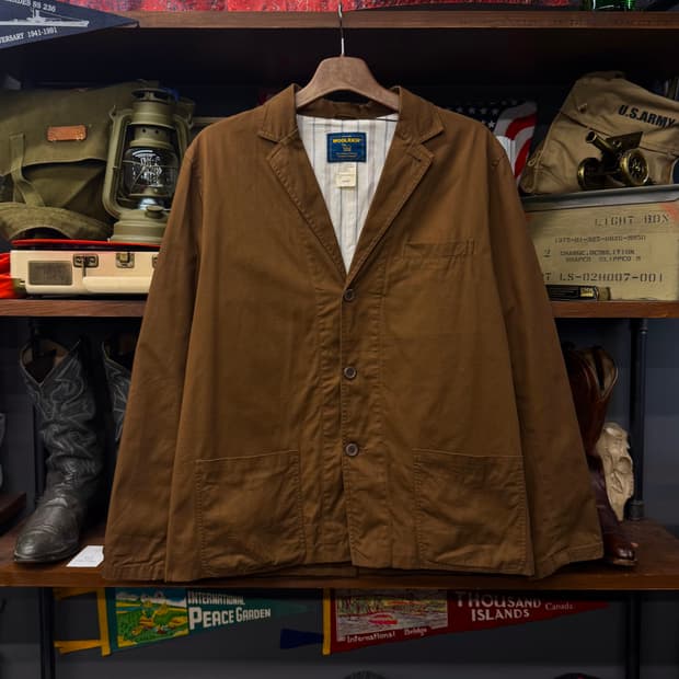 00s 울리치 브라운 블레이져 헌팅 스포츠 자켓 마이