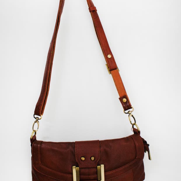 Vintage Brown Leather Bag