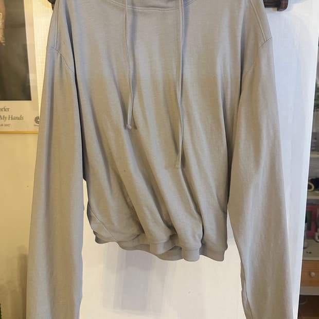 LCDC 트위스트 후드티 라이트 그레이 S