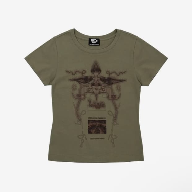 웰빙익스프레스 Digital Tattoo Tee Renewal Khaki
