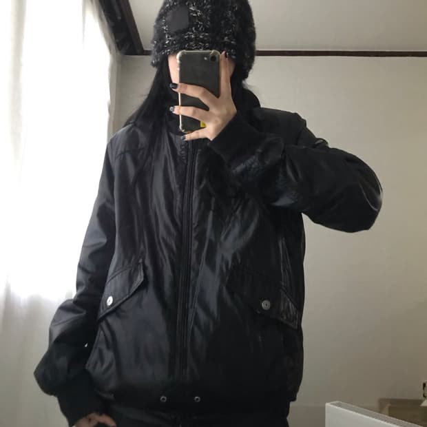 Dohc 블랙 후드 자켓