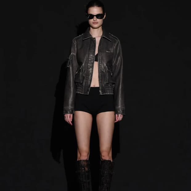 보헤미안 서울 레더 봄버 자켓