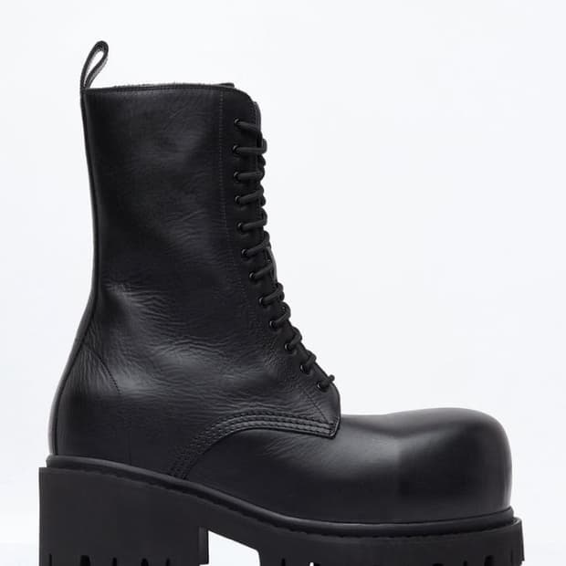 [42] 발렌시아가 스톰퍼 부츠 레더