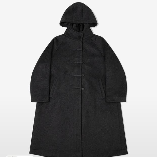 미세키서울 더플코트 차콜