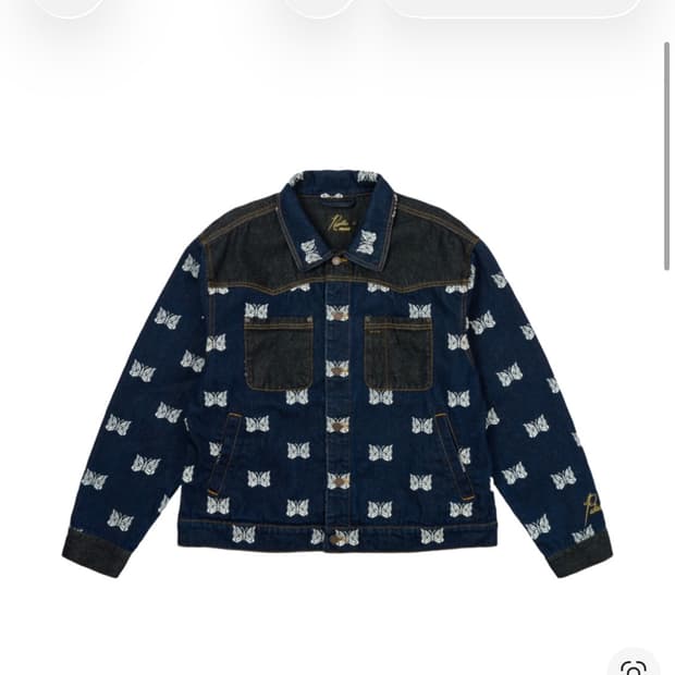 팔라스 니들스 데님 자켓 s 새상품