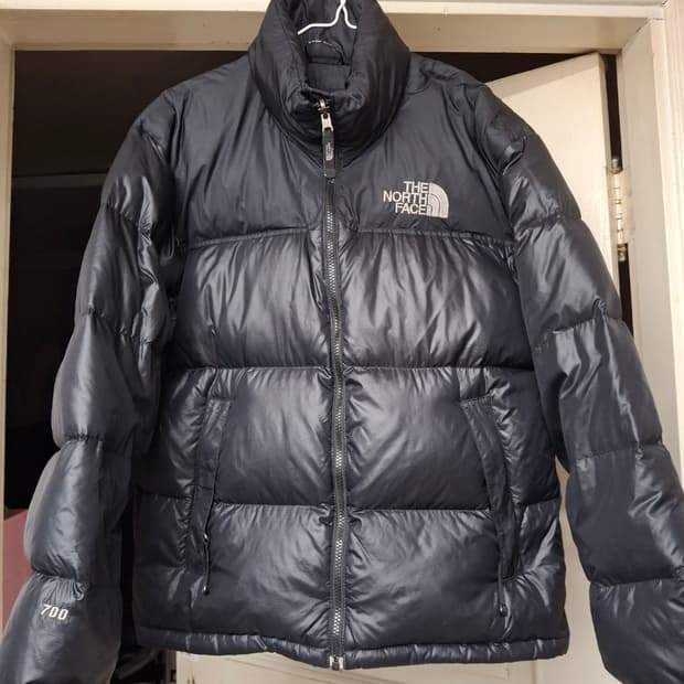 노스페이스 700 눕시 패딩 블랙 공용90 / 컨디션 상
