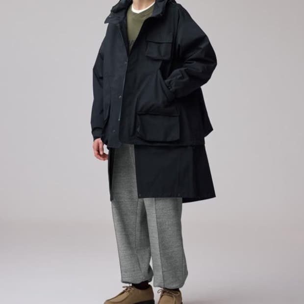 [3xl] GU 엔지니어드가먼츠 쉘파카 네이비