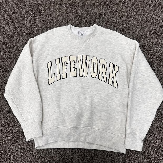 Lifework 라이프워크 기모 맨투맨 FREE사이즈