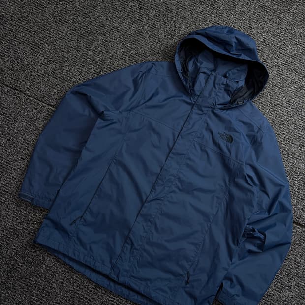 노스페이스 드라이벤트 나일론 블루 메탈 마운틴 자켓 1874