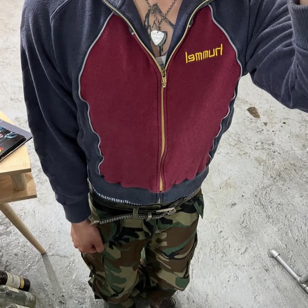 Hummel faded sweat zip up