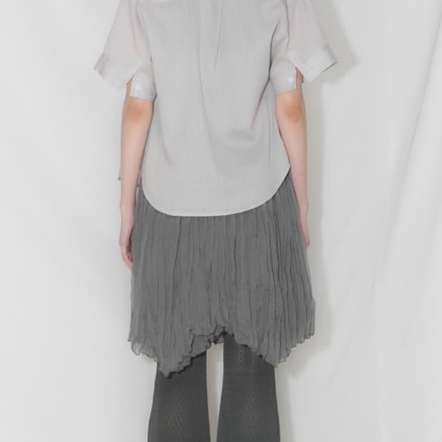 TENSEDANCE Eyelet boot-cut pants_charcoa