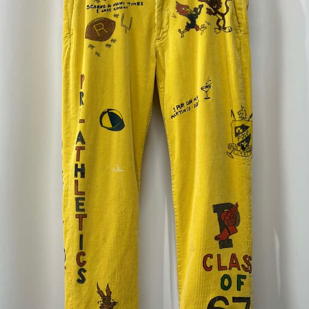 폴로 랄프로렌 1974 그래피티 시니어 코듀로이 팬츠