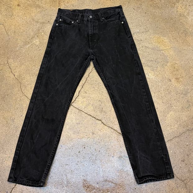 미국 빈티지 리바이스 505 블랙진 청바지