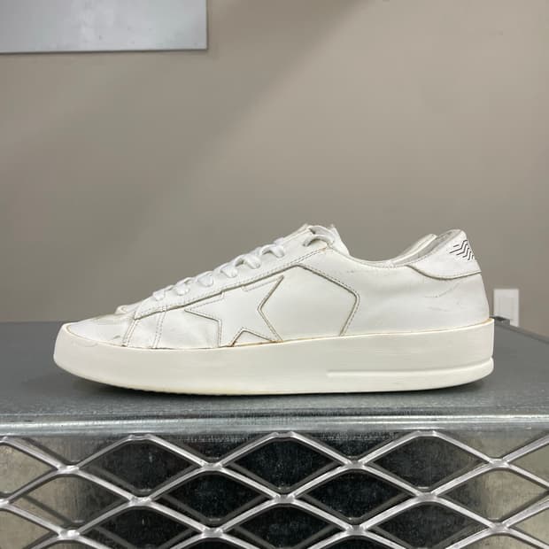 골든구스 스타단 화이트 레더 EU42