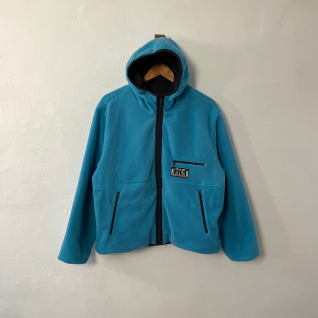 테켓 리버시블 플리스 집업 