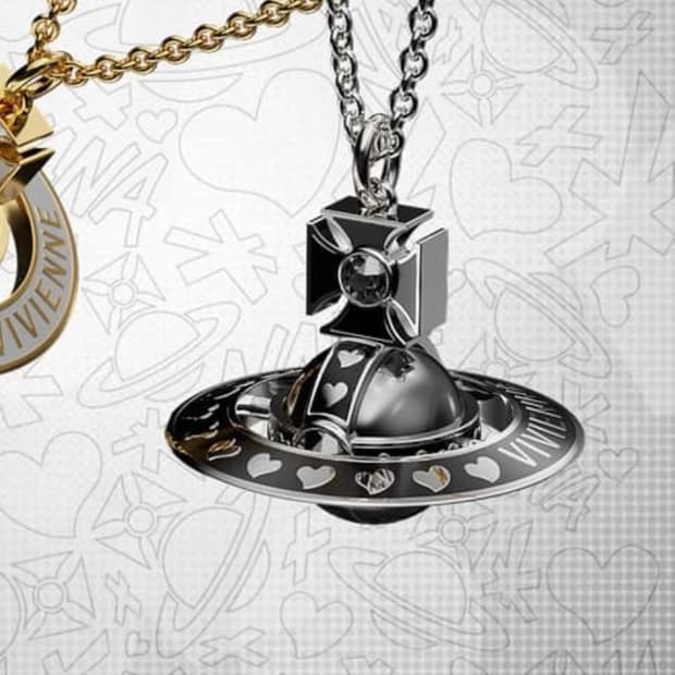 비비안웨스트우드 나나 nana 콜라보 orb 펜던트 목걸이