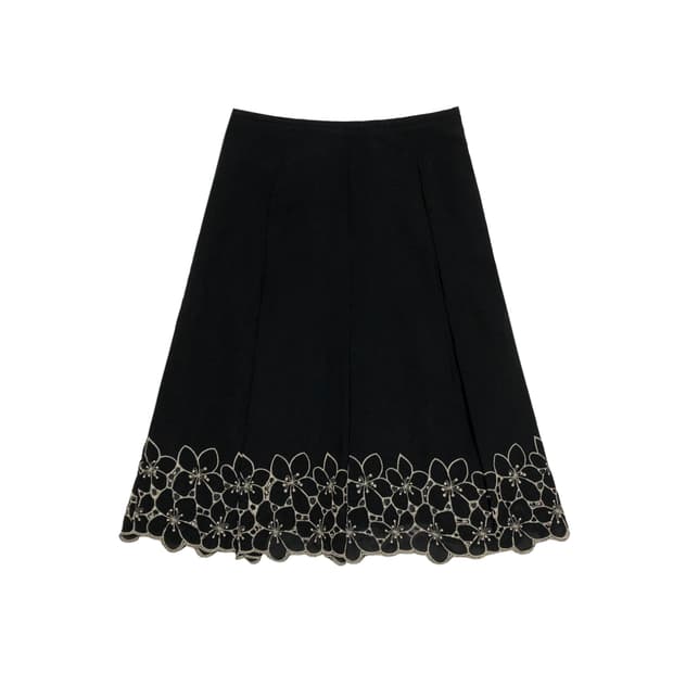 Bellemaison Hem Flower Midi skirt