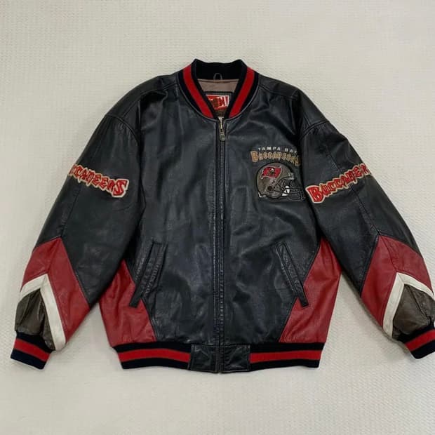 NFL Buccaneers Leather Jacket