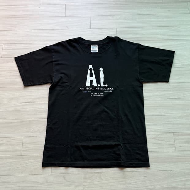 [L] A.I 무비 프로모션 2000년 빈티지 티셔츠
