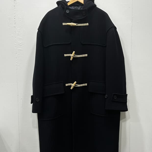 무신사 무탠다드 네이비 떡볶이코트 더플코트