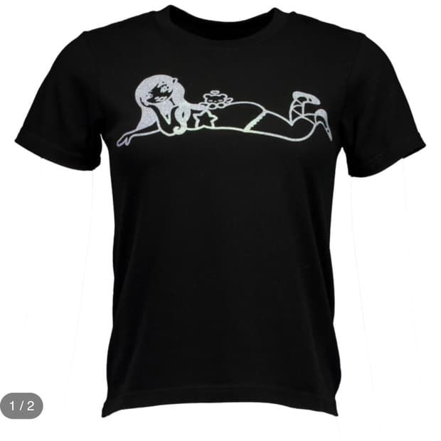 샬롬클럽 SHAGGY BOMB TEE BLACK 새상품