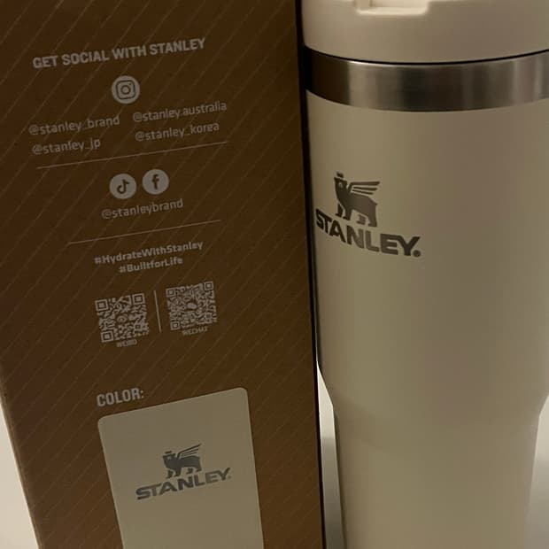 (새상품) 스탠리 아이스플로우 플립스트로 텀플로 887ml 크림