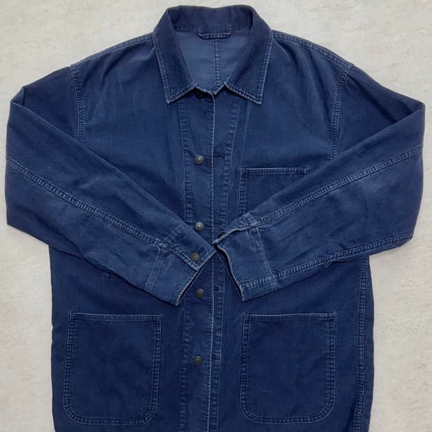 유니클로 네이비 코듀로이 워크자켓 L