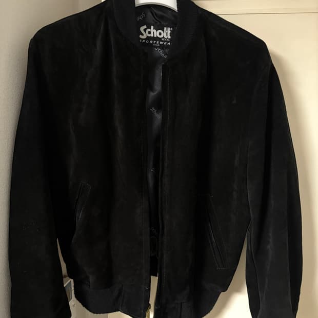 쇼트 스웨이드 블랙