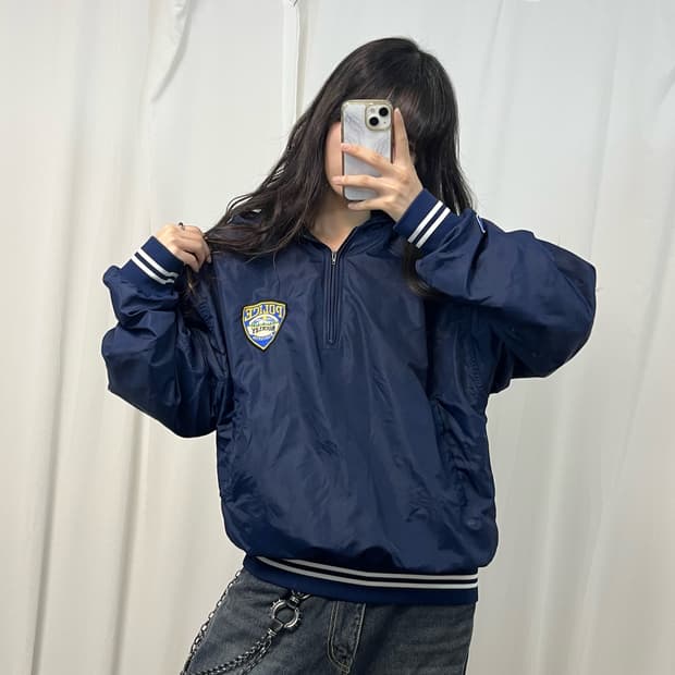 Russell navy anorak 