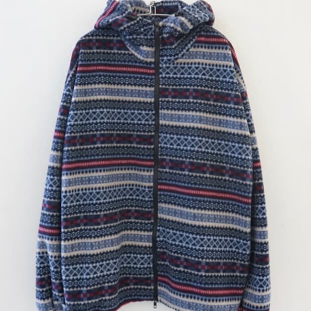 에프터먼데이 험버 마운틴 플리스 집업 navy