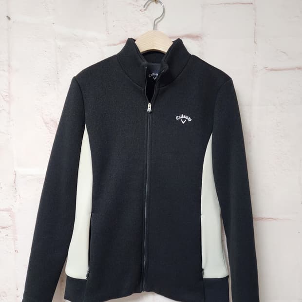 캘러웨이 여성 골프 방풍 니트 가디건