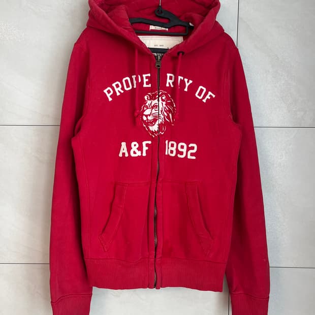 아베크롬비 극희귀 A&F 사자 자수 후드집업 (L) 