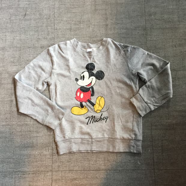 Dizney 디즈니 올드스쿨아메카지 미키마우스 스웻셔츠맨투맨