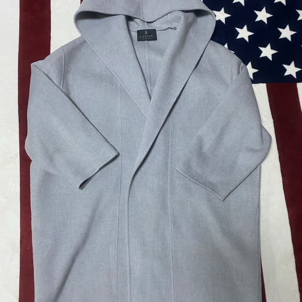 랑방컬렉션 캐시미어 후드 코트