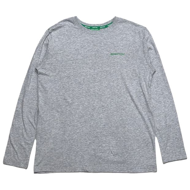 BENETTON 롱슬리브 그레이 M
