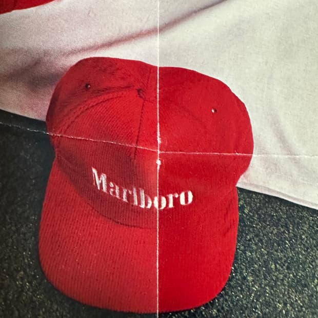 80s 말보로 코듀로이 캡