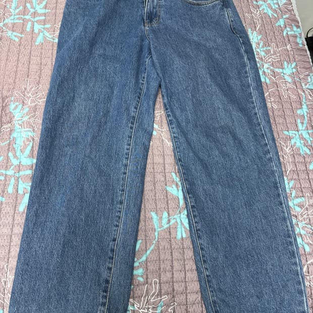 디스이즈네버댓 릴렉스드 진 데님팬츠 블루 m