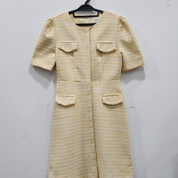 [M] MARANT 마랑 트위드 반팔 원피스 하객룩 오피스룩