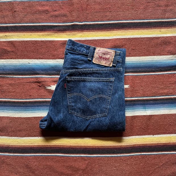 80s USA 빈티지 리바이스 501xx 0000 데님 팬츠