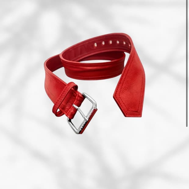 MARCELINE Tie Belt Red 새상품